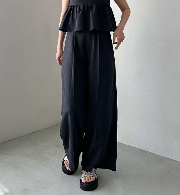 archives「ギャザーペプラムキャミ&times;ワイドスラックスＳＥＴ」|ワンピース|