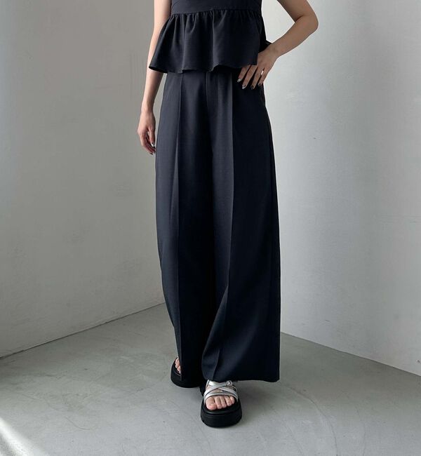 archives「ギャザーペプラムキャミ&times;ワイドスラックスＳＥＴ」|ワンピース|