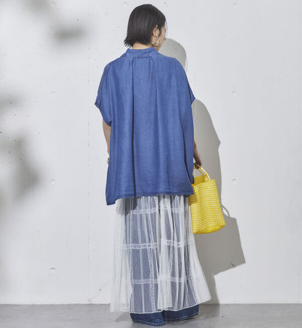 Doux archives「ソフトデニムフレンチシャツ」|タンクトップ|