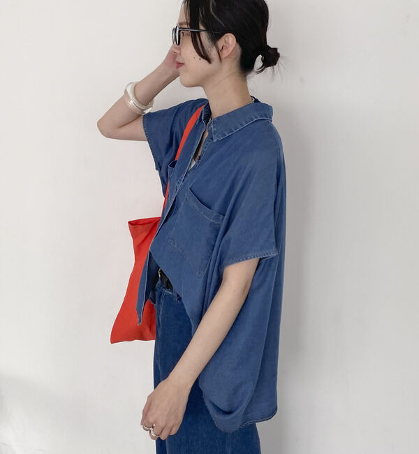 Doux archives「ソフトデニムフレンチシャツ」|タンクトップ|