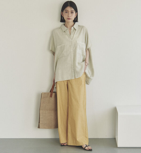 Doux archives「ソフトデニムフレンチシャツ」|タンクトップ|