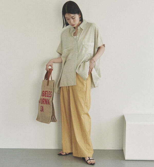 Doux archives「ソフトデニムフレンチシャツ」|タンクトップ|