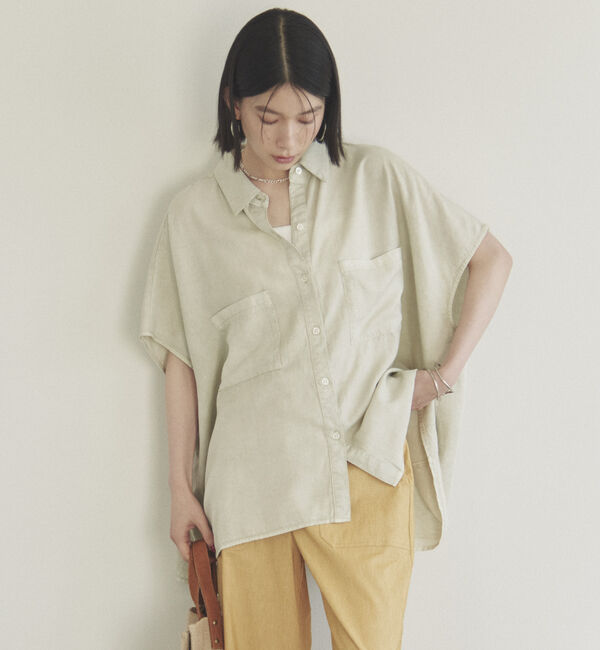 Doux archives「ソフトデニムフレンチシャツ」|タンクトップ|