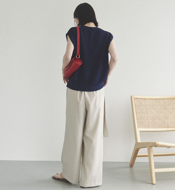 Doux archives「ポケット付きニットベスト」|ニット・セーター|