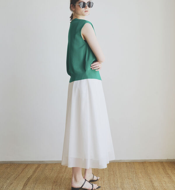 Doux archives「ポケット付きニットベスト」|ニット・セーター|