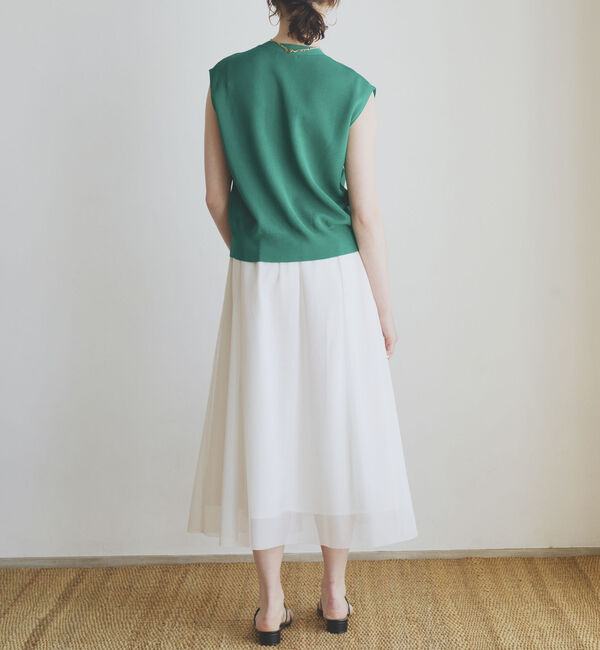 Doux archives「ポケット付きニットベスト」|ニット・セーター|