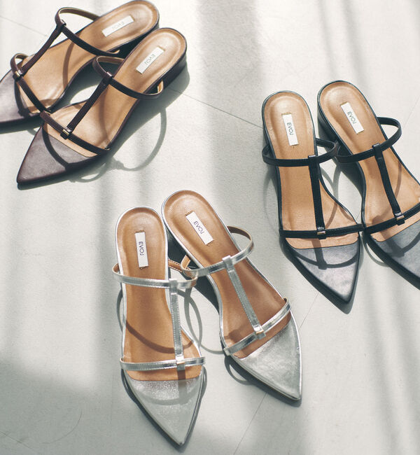 Doux archives「ナローストラップミュールサンダル」|サンダル|