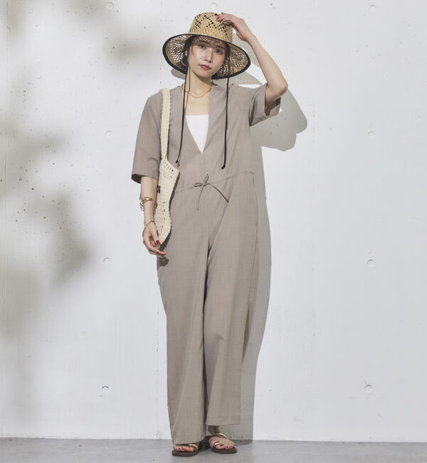 Doux archives「ドライジョーゼットサロペット」|ワンピース|