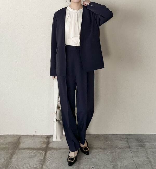 Doux archives「ラッフルタイＢＬ」|シャツ・ブラウス|