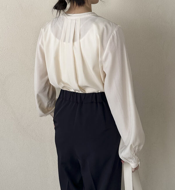 Doux archives「ラッフルタイＢＬ」|シャツ・ブラウス|