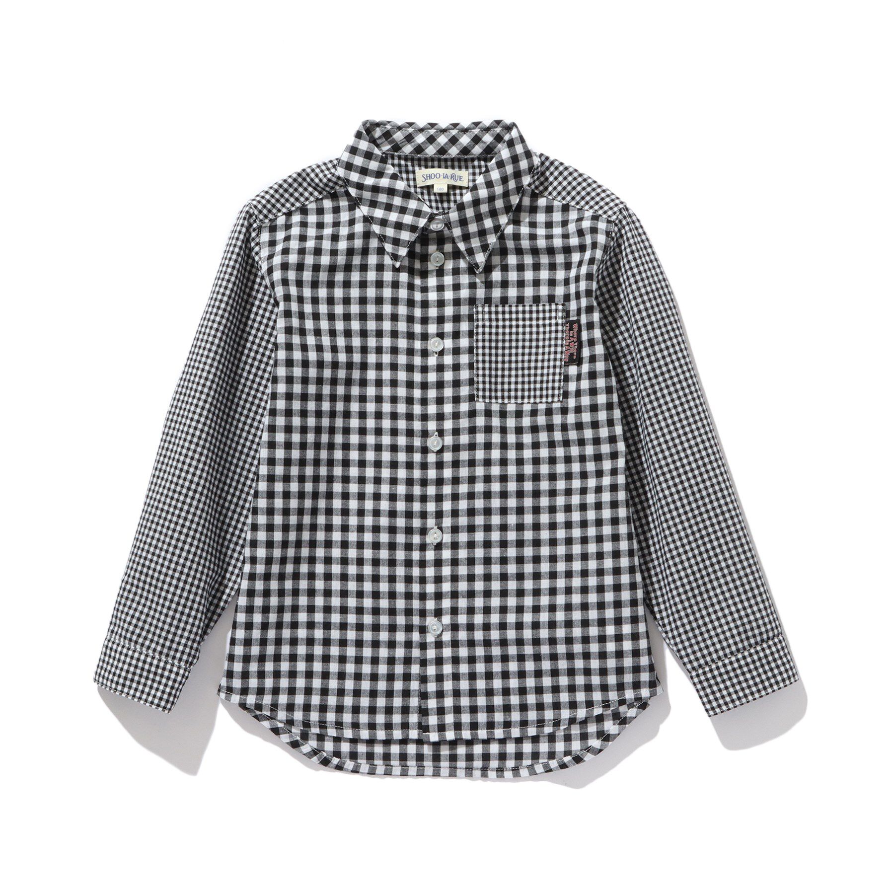 SHOO･LA･RUE「【110-140cm/プチセレ】蝶ネクタイ付きシャツ」|シャツ・ブラウス|