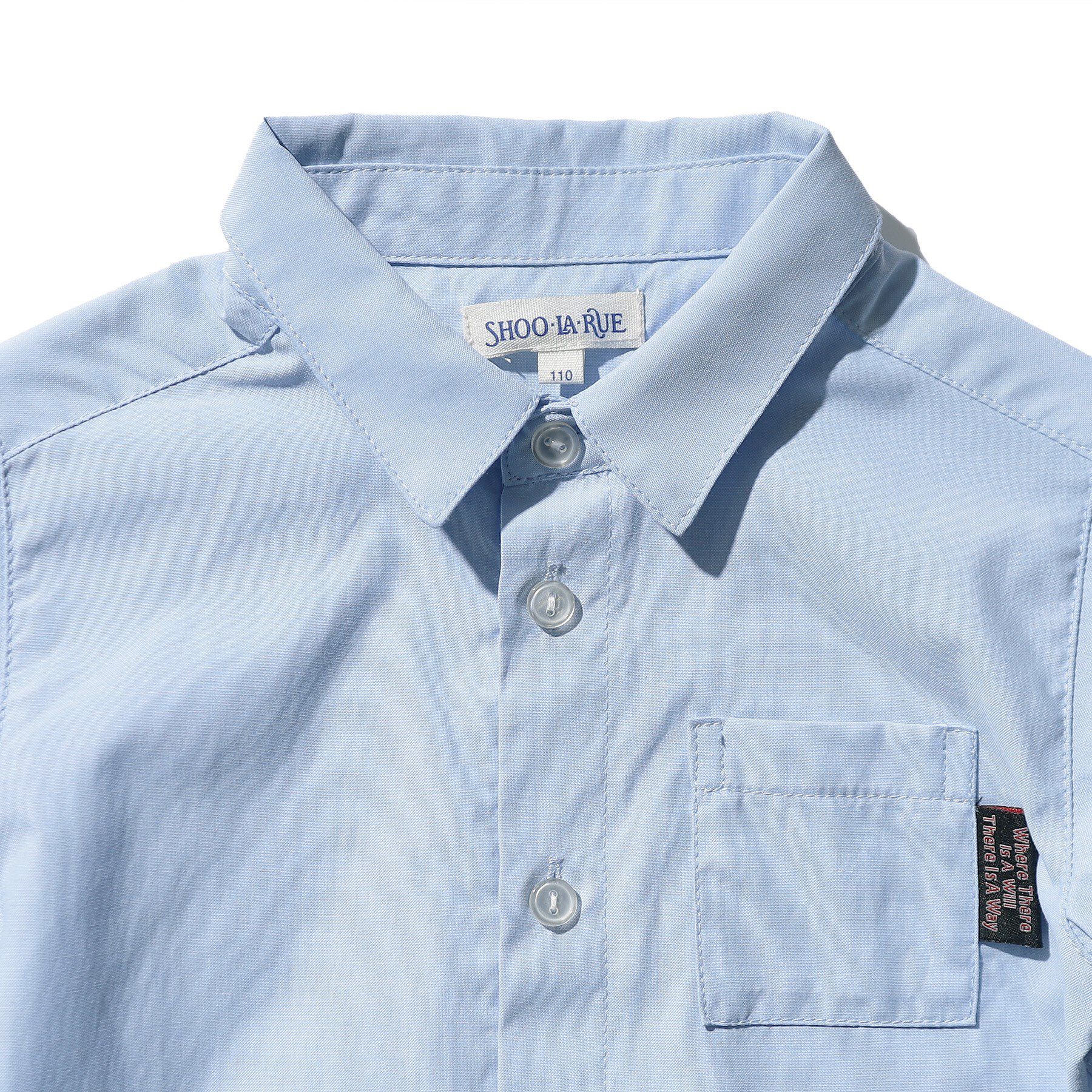 SHOO･LA･RUE「【110-140cm/プチセレ】蝶ネクタイ付きシャツ」|シャツ・ブラウス|