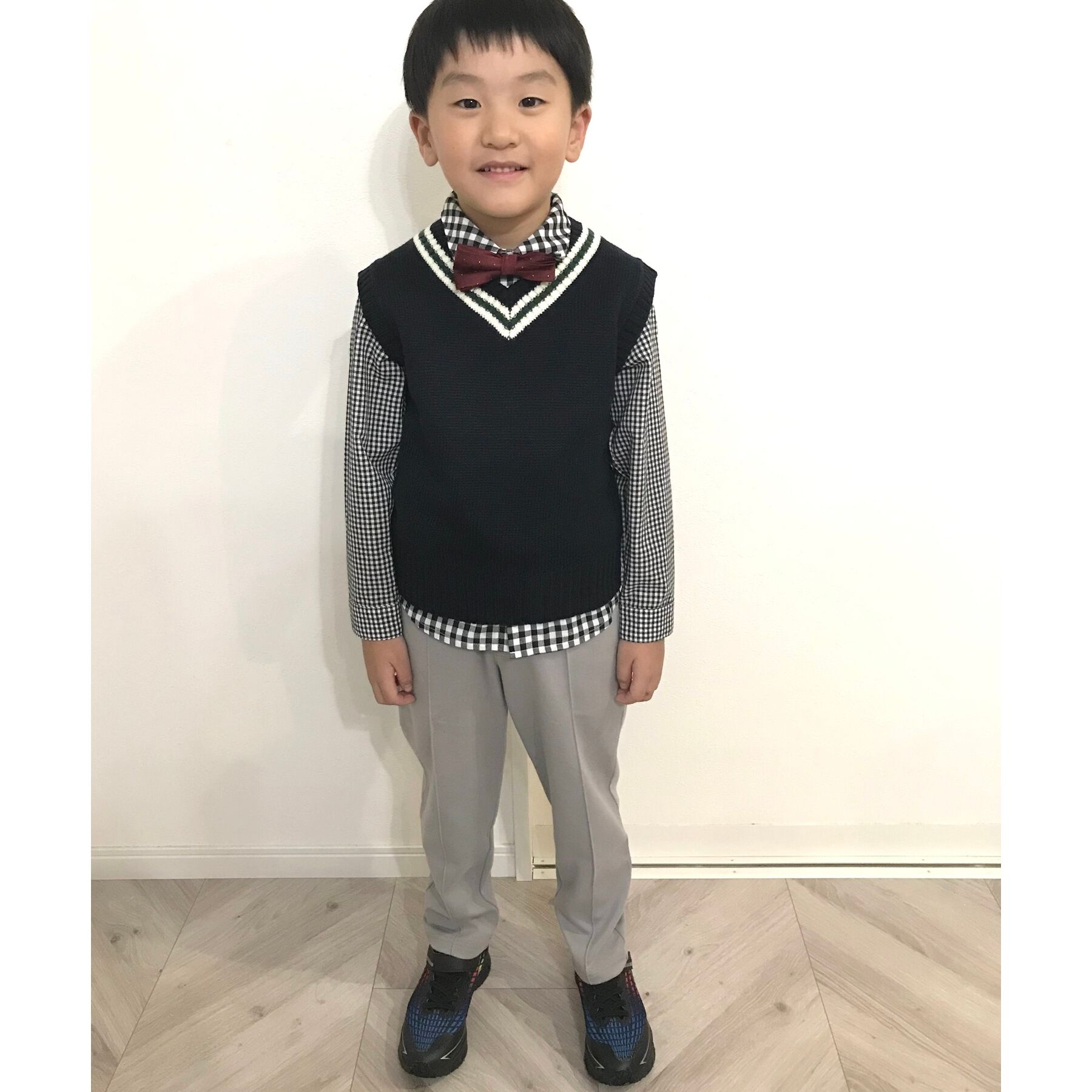 SHOO･LA･RUE「【110-140cm/プチセレ】蝶ネクタイ付きシャツ」|シャツ・ブラウス|