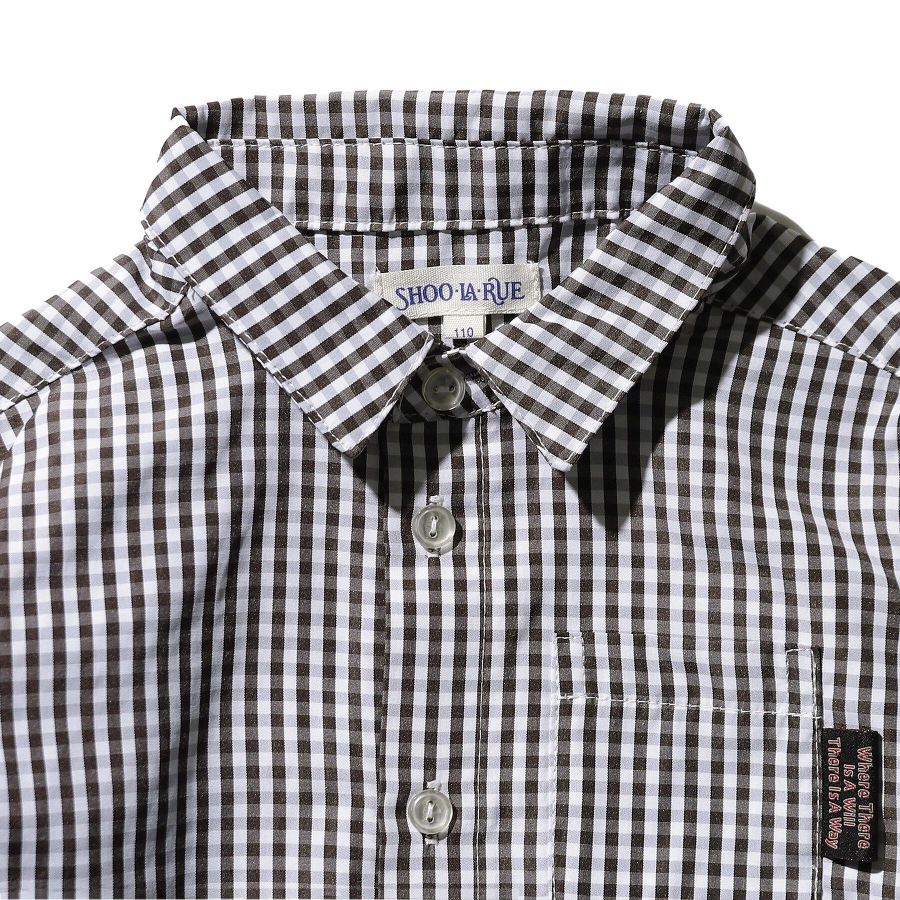 SHOO･LA･RUE「【110-140cm/プチセレ】蝶ネクタイ付きシャツ」|シャツ・ブラウス|