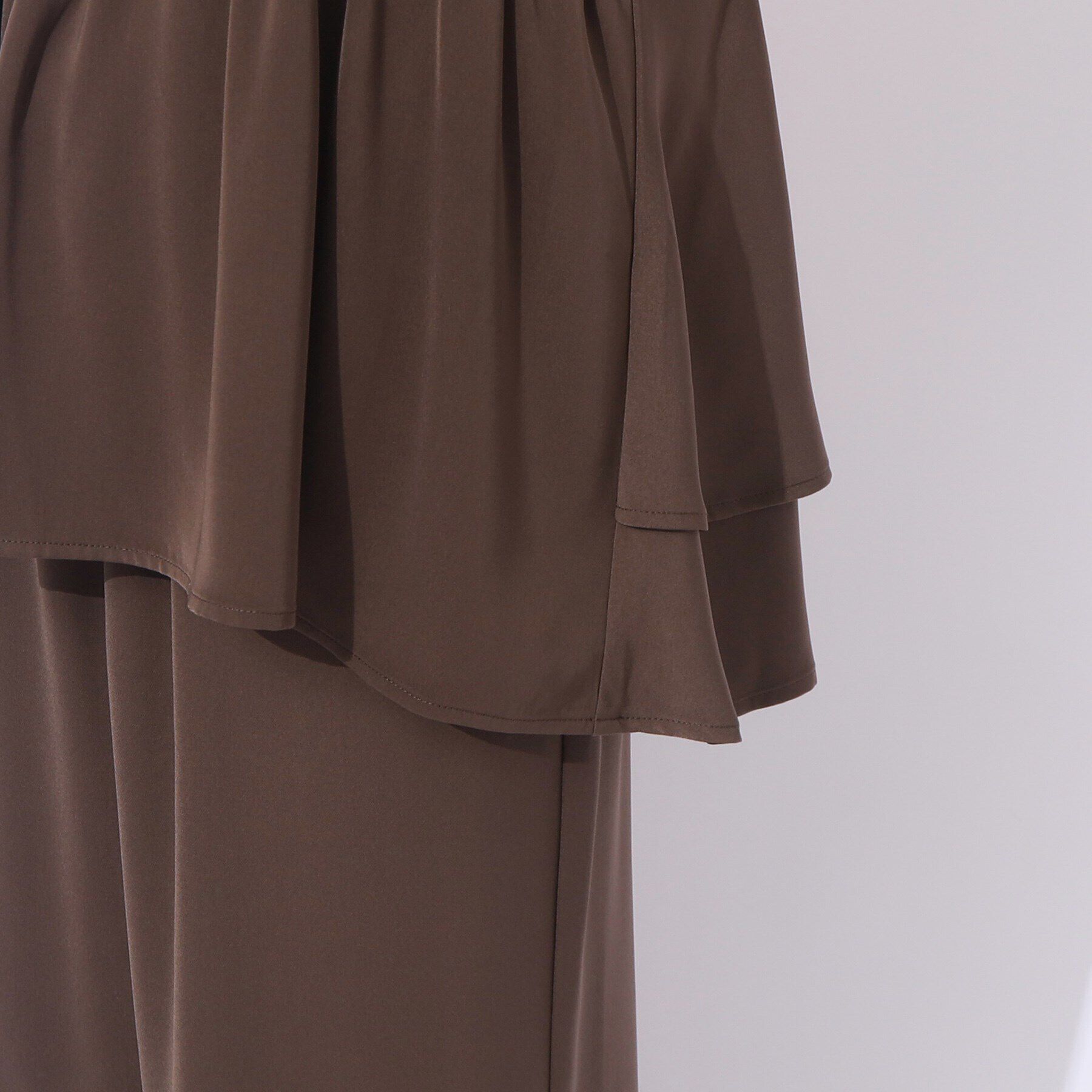 SHOO･LA･RUE「【セットアップ可/洗える】さらさらぷるん ティアードキャミソール」|キャミソール|