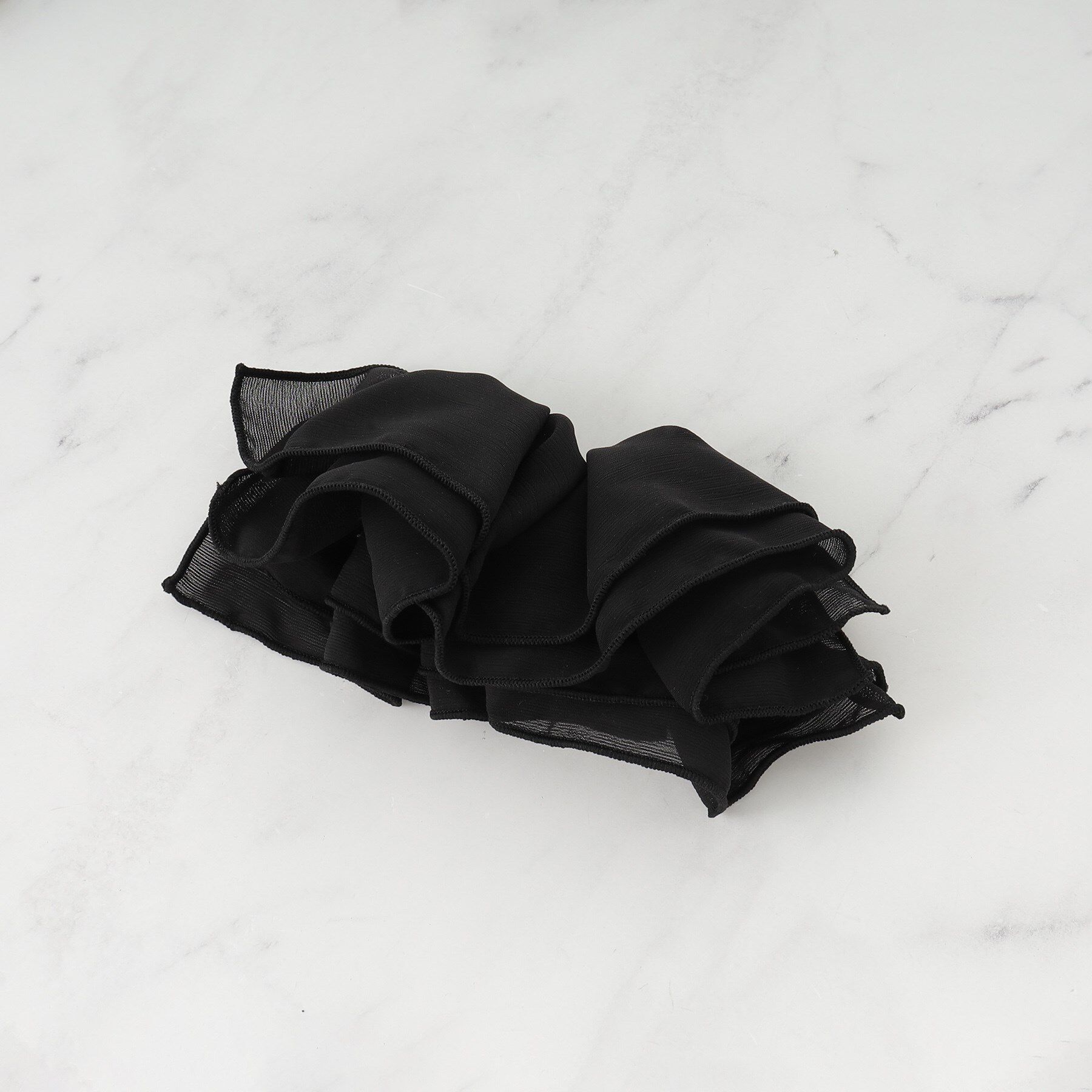 SHOO･LA･RUE「フリルバレッタ」|その他|ブラック(019)