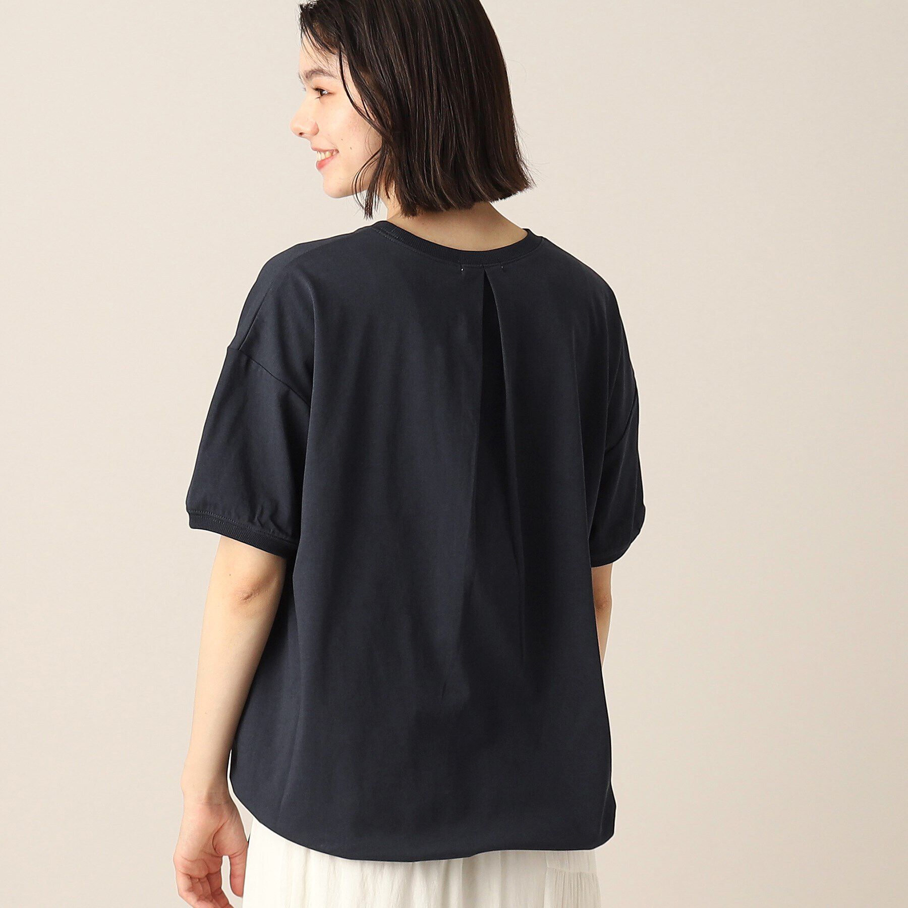 Dessin「新色追加【洗える・二の腕カバー】ドローコードカットソー（XS～L）」|Tシャツ・カットソー|