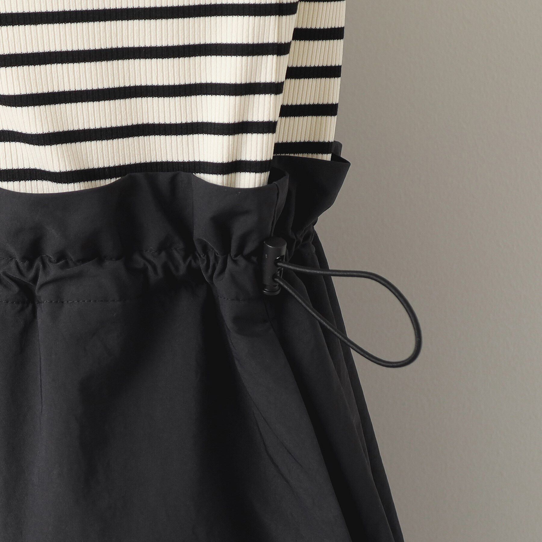 Dessin「【洗える】リブジャージドッキングワンピース」|ワンピース|