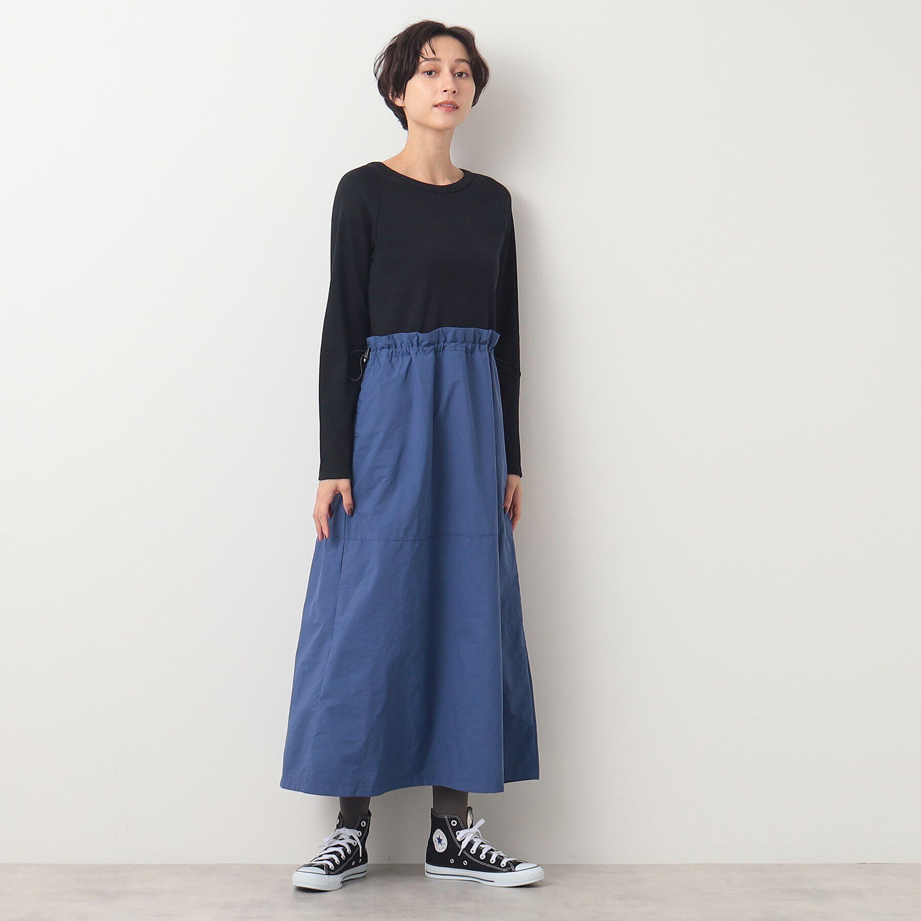 Dessin「【洗える】リブジャージドッキングワンピース」|ワンピース|