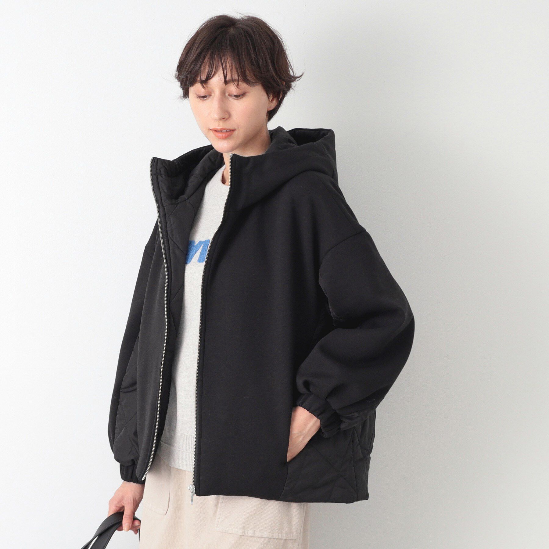 Dessin「キルトドッキングパーカブルゾン」|ブルゾン・スタジャン|