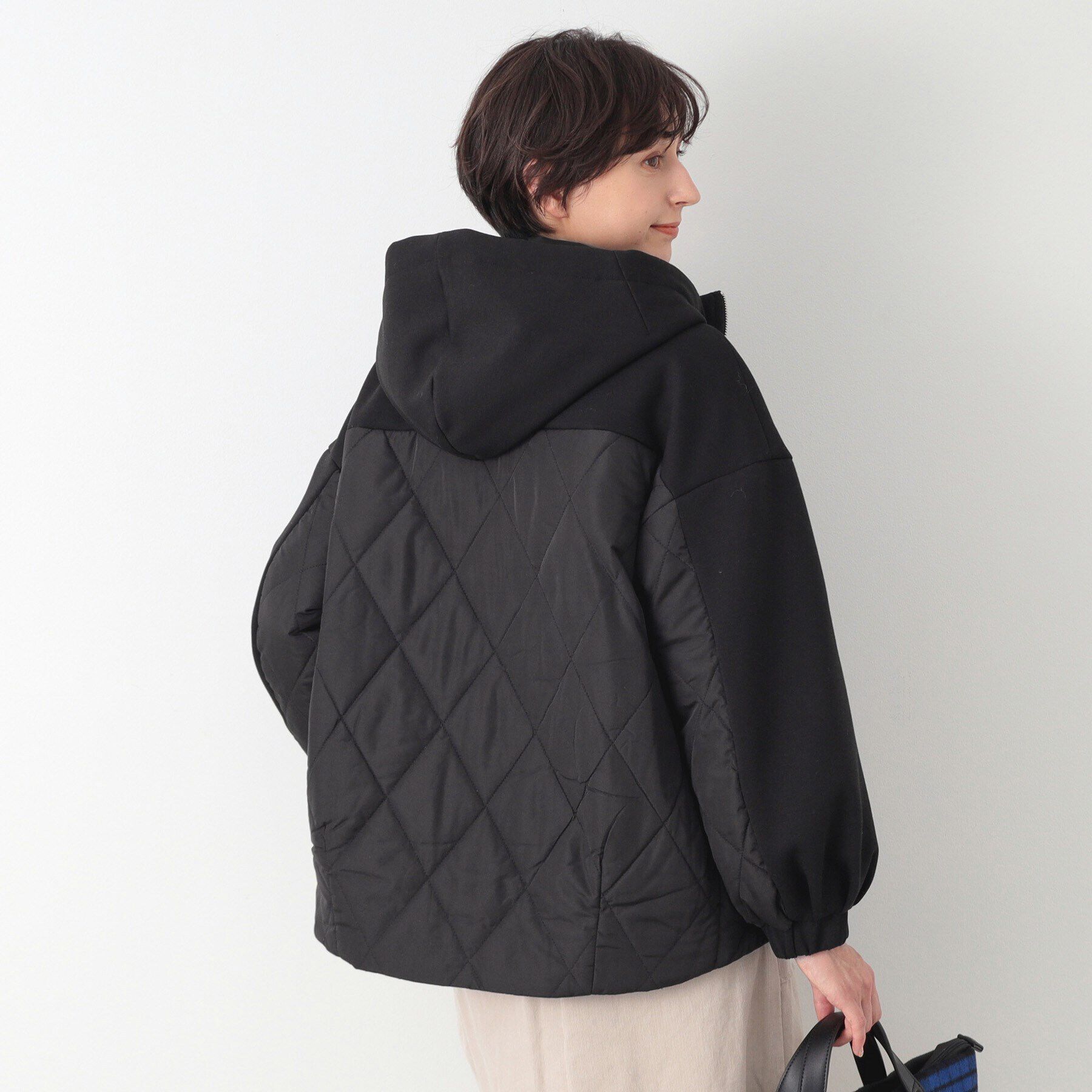 Dessin「キルトドッキングパーカブルゾン」|ブルゾン・スタジャン|