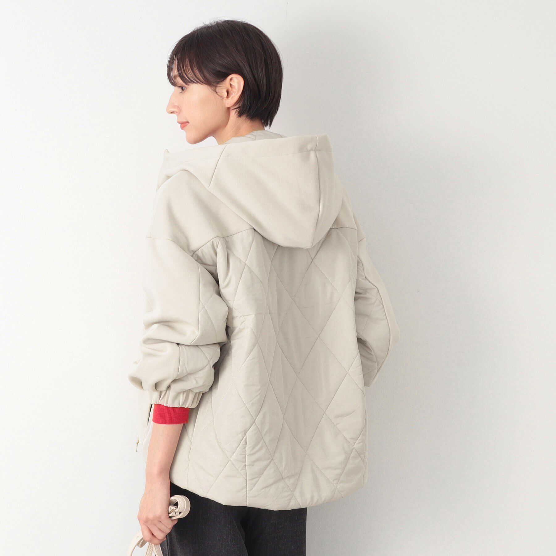 Dessin「キルトドッキングパーカブルゾン」|ブルゾン・スタジャン|