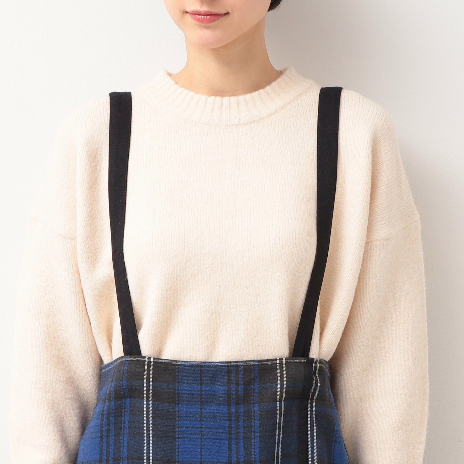 Dessin「【洗える・2WAY】サスペンダー付きフラップポケットスカート（XS～L）」|スカート|