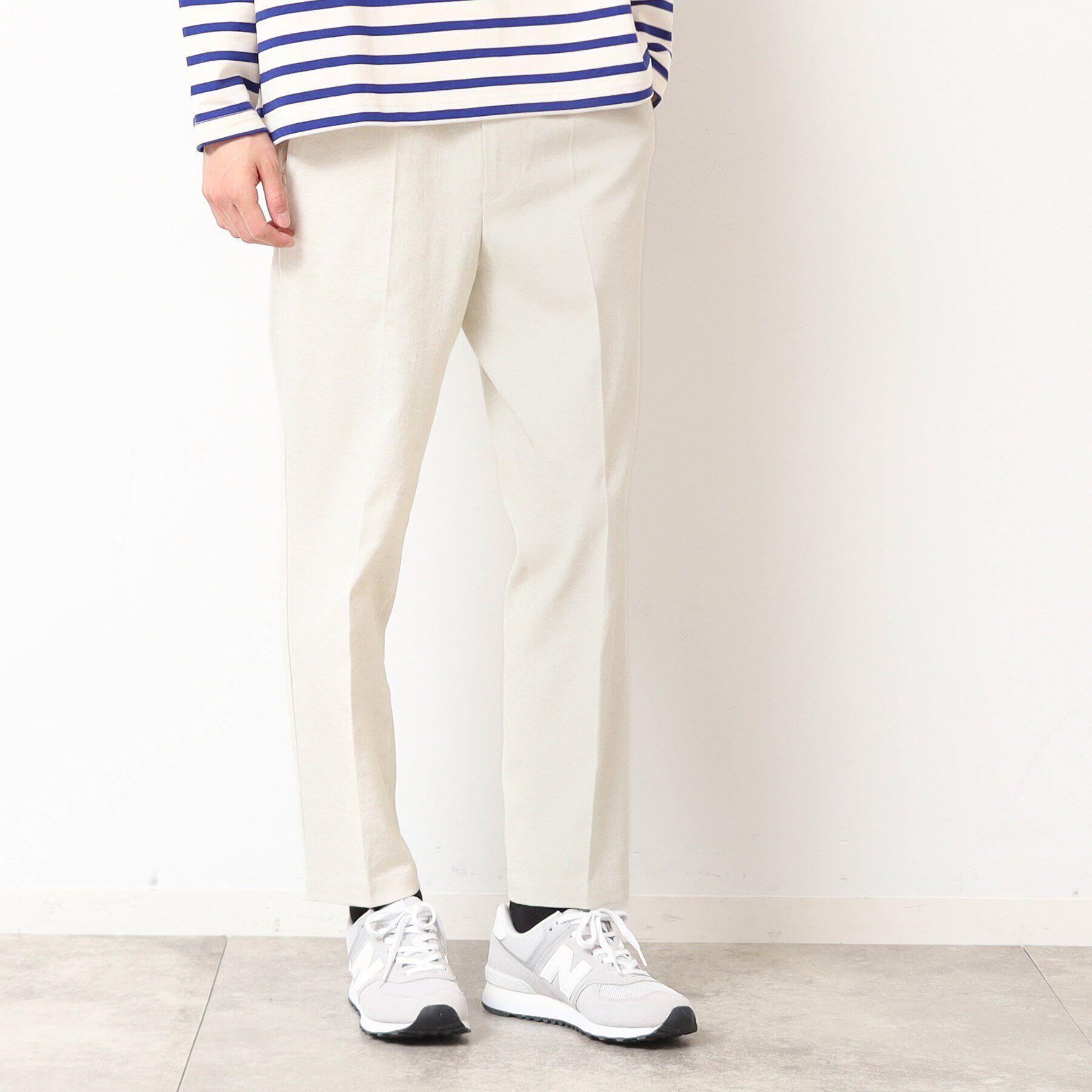 Dessin「【接触冷感・UV・ウエストゴム】テーパードパンツ」|その他|アイボリー(004)