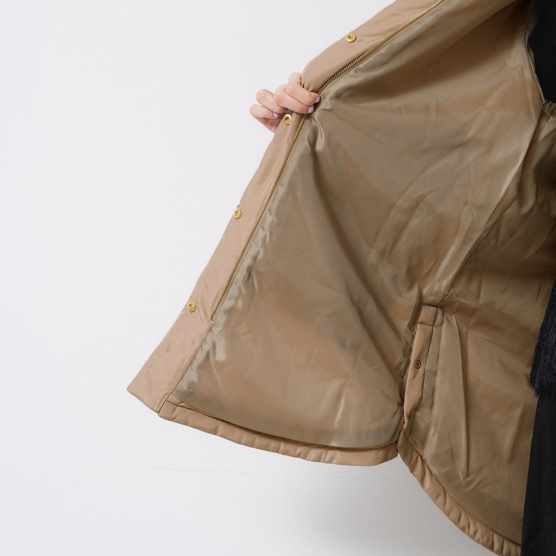 Dessin「【2WAY/洗える】中綿キルトコート」|ダウン|