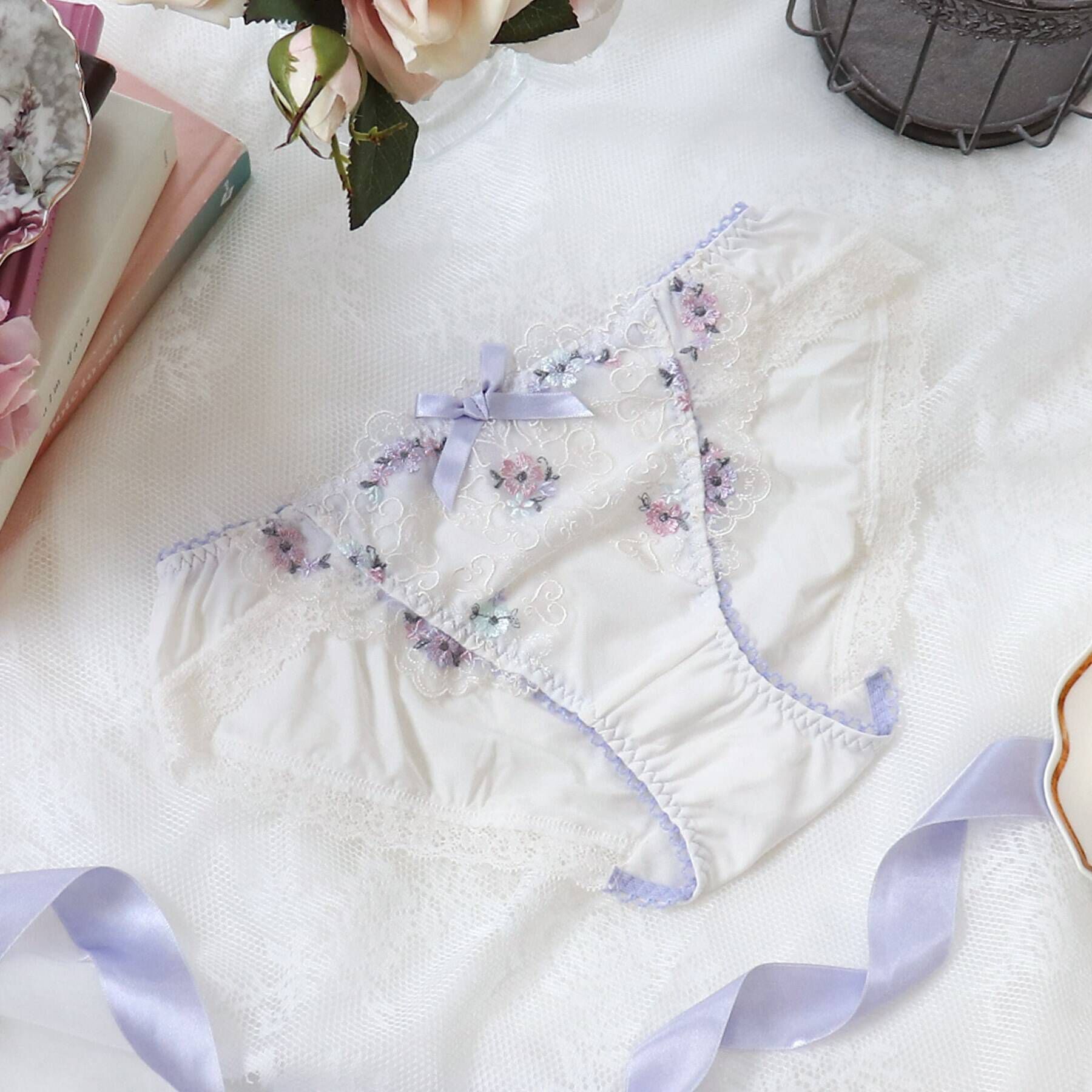 Risa Magli「アマイア ノーマルショーツ」|インナー|アイボリー(004)