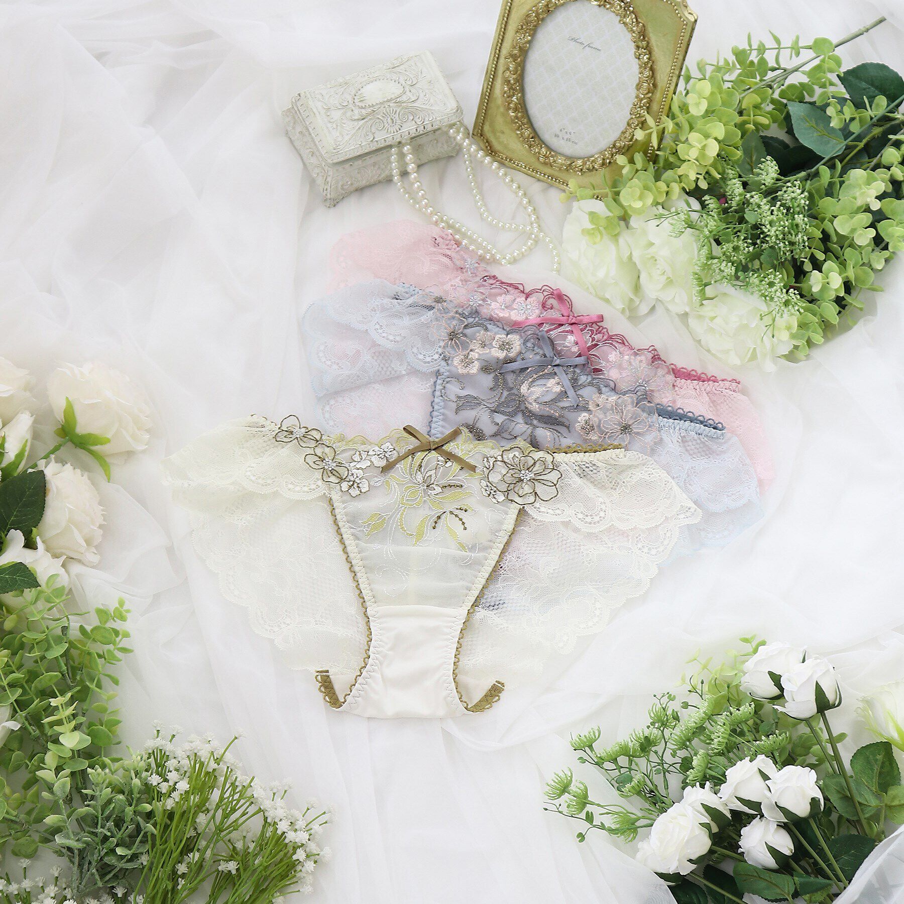 Risa Magli「フロリアーヌ レースショーツ」|インナー|