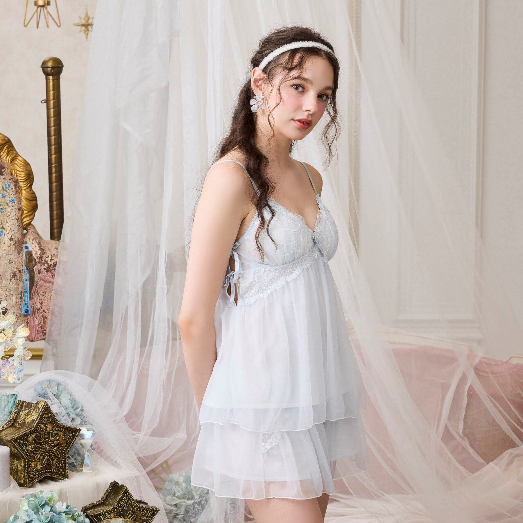 Risa Magli「ブラム カップ付きキャミソール」|キャミソール|