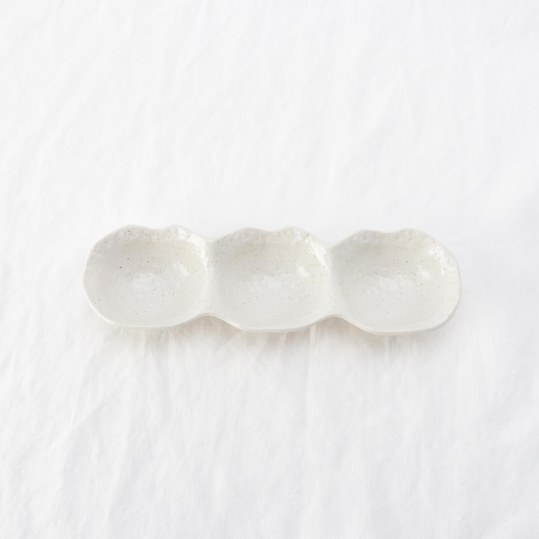 212 KITCHEN STORE「饗の器 3つ仕切り皿 深 WH」|食器・キッチングッズ|