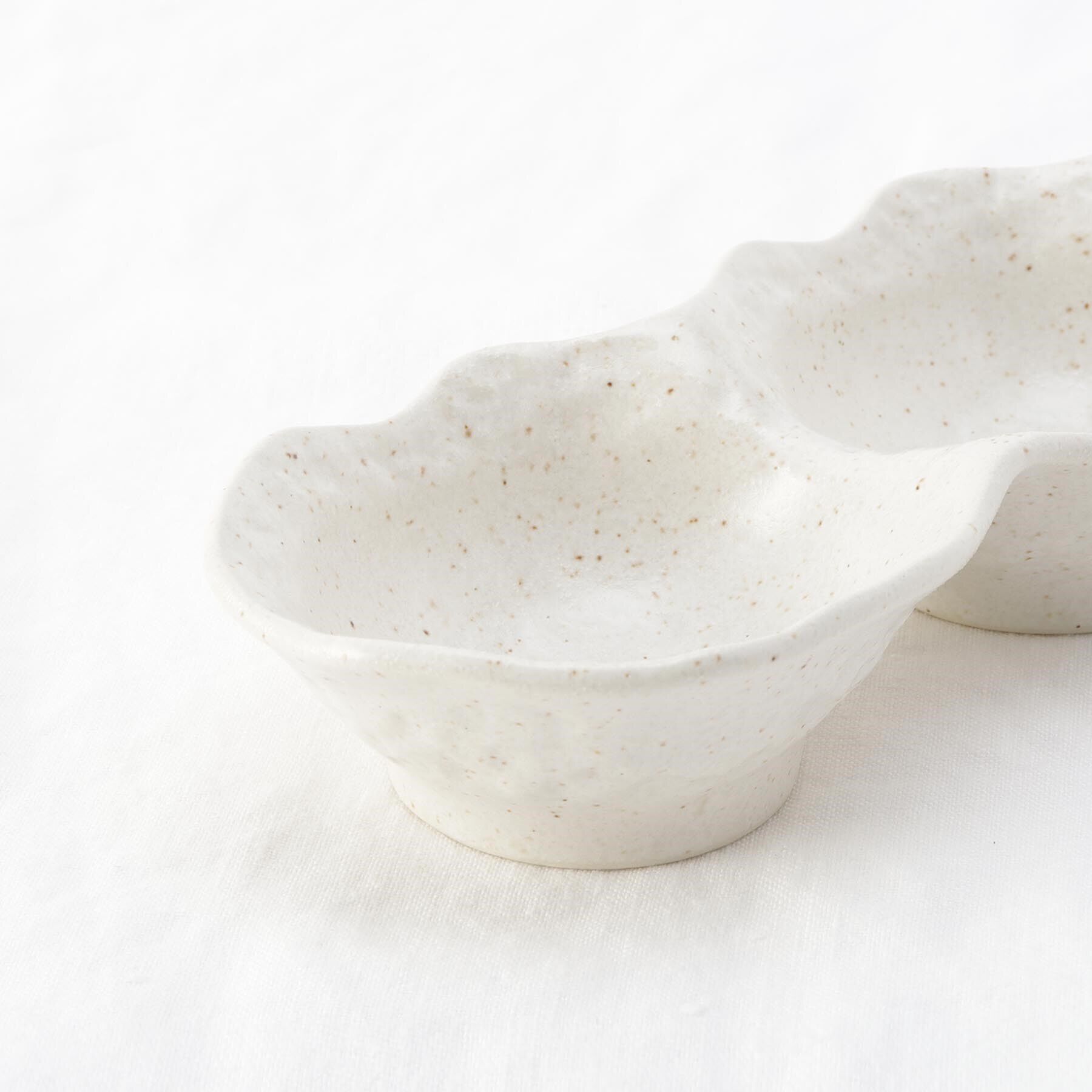 212 KITCHEN STORE「饗の器 3つ仕切り皿 深 WH」|食器・キッチングッズ|