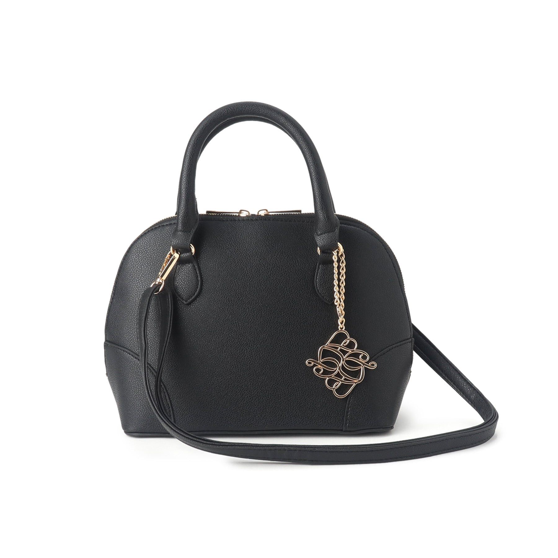 Ober Tashe「シャンデラ2WAYボストン」|ボストンバッグ|ﾌﾞﾗｯｸ(019)