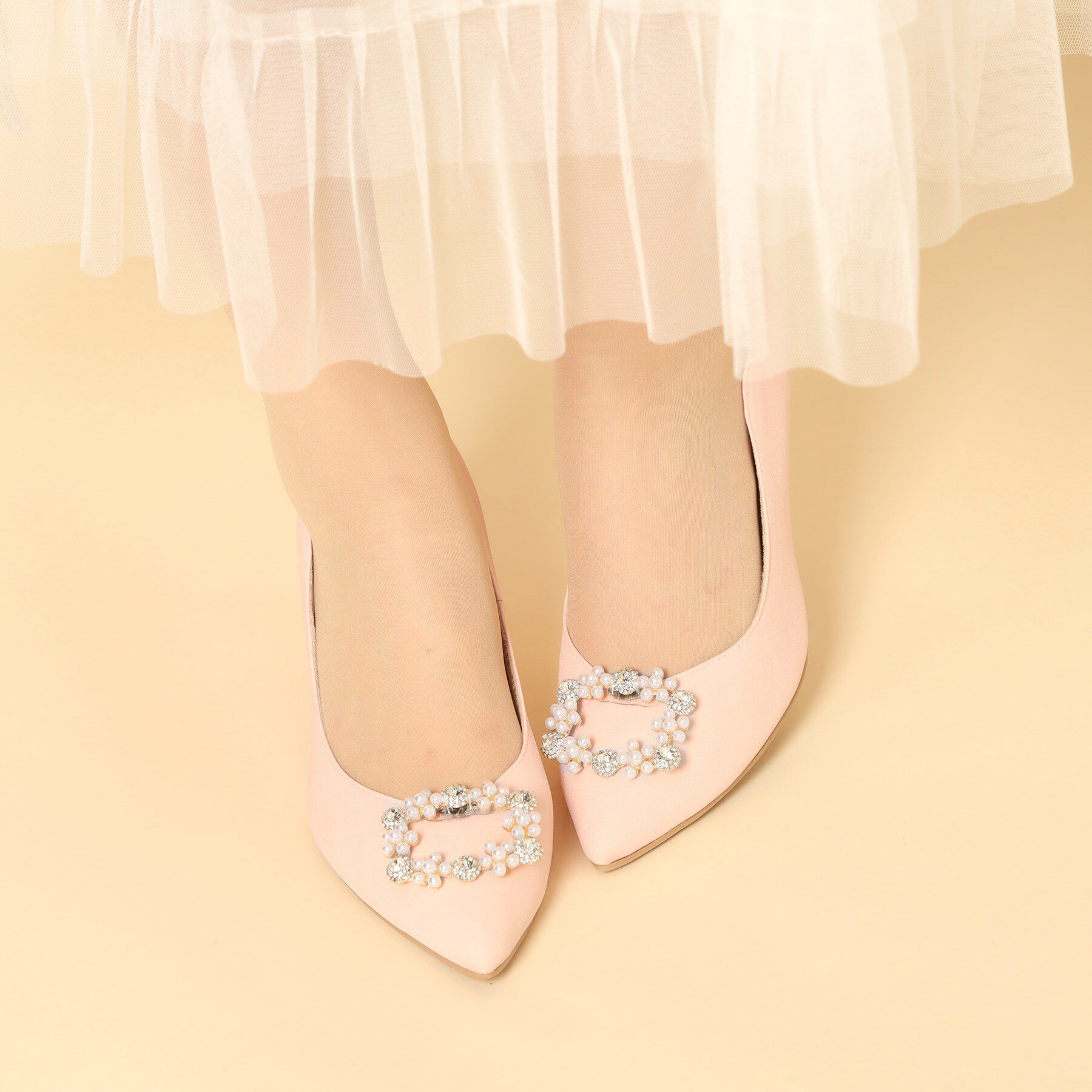 ESPERANZA「ビジューパール調シューズクリップ」|その他|