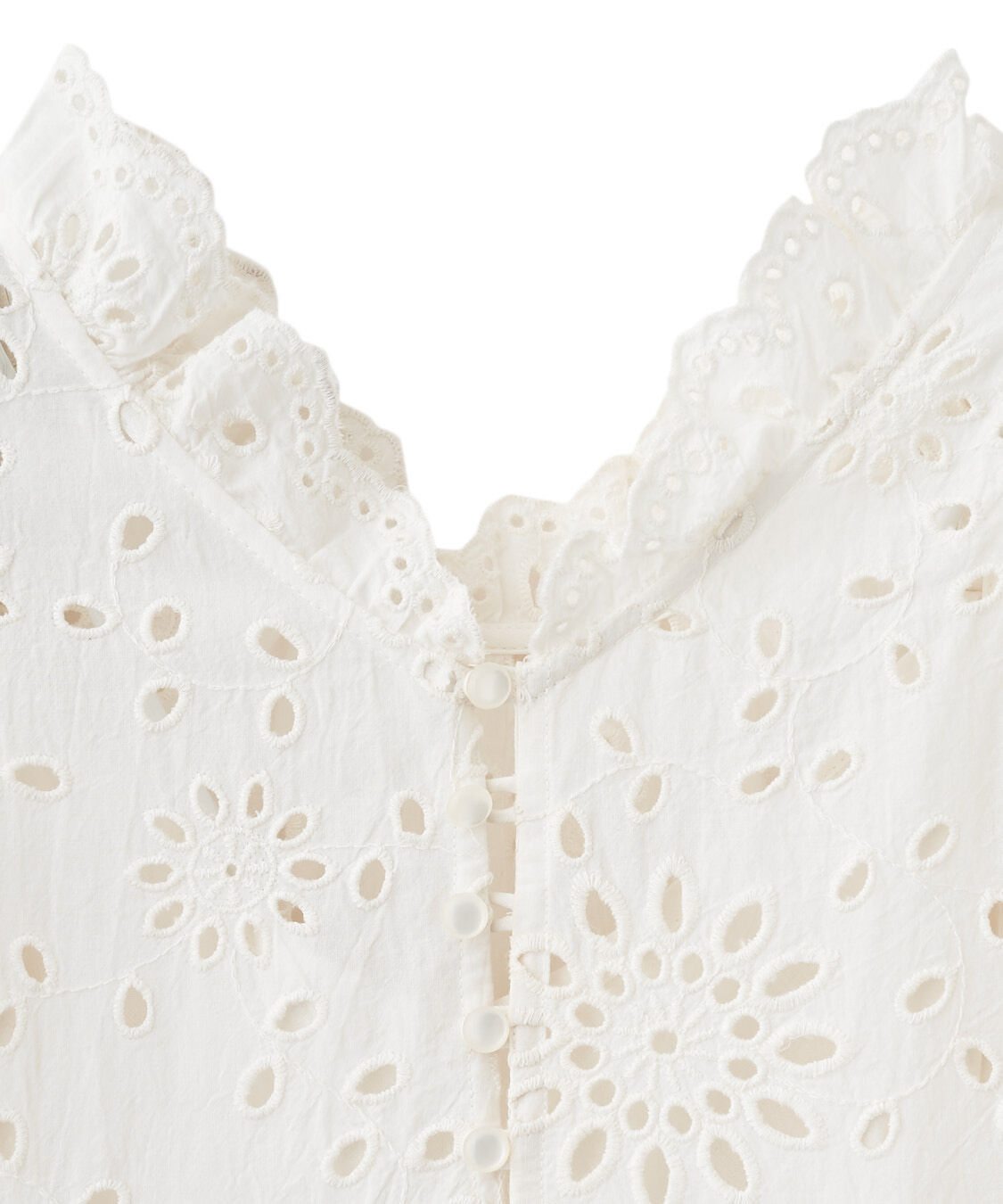 COCO DEAL「エンブロイダリーティアードミニワンピース」|ワンピース|