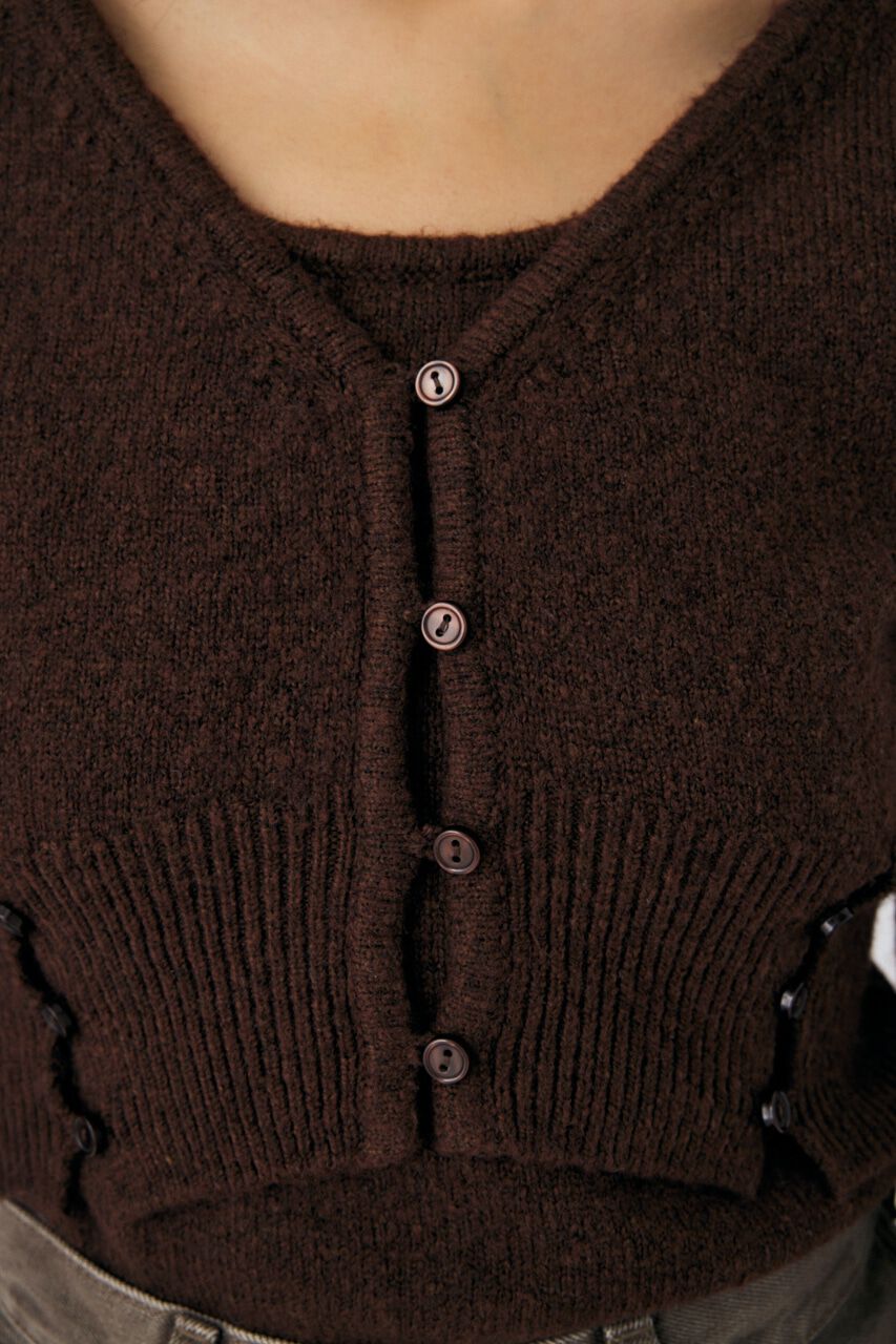 MOUSSY「KNIT キャミ ＆ カーデセット」|ニット・セーター|