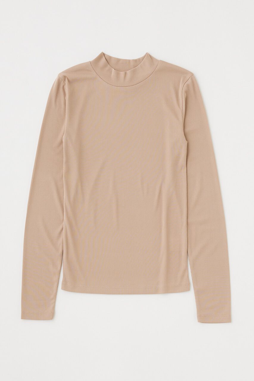 MOUSSY「HIGH NECK SKIN トップス」|Tシャツ・カットソー|BEG