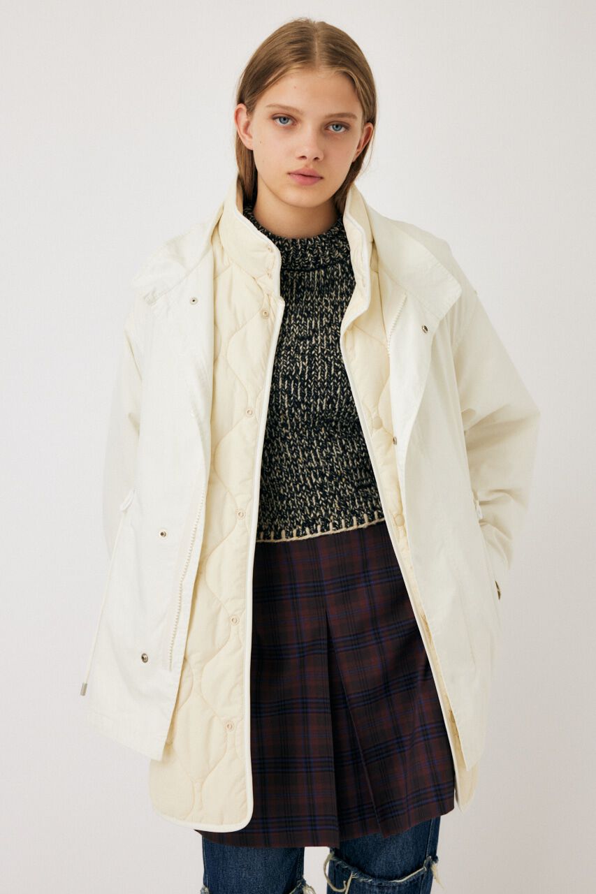 MOUSSY「LINER PUFFER MIDDLE コート」|その他|O/WHT1