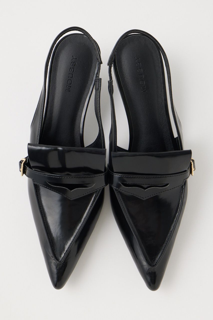 MOUSSY「POINTED LOAFER パンプス」|パンプス|BLK