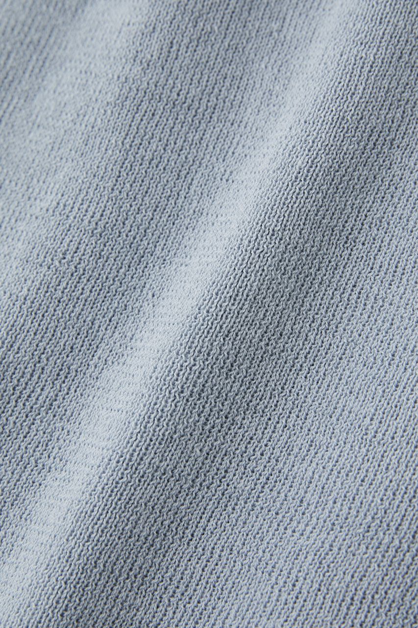 MOUSSY「ｵｰｶﾞﾆｯｸｺｯﾄﾝ使用の薄手ﾆｯﾄやわらかな着心地の前後で着ら 」|ニット・セーター|