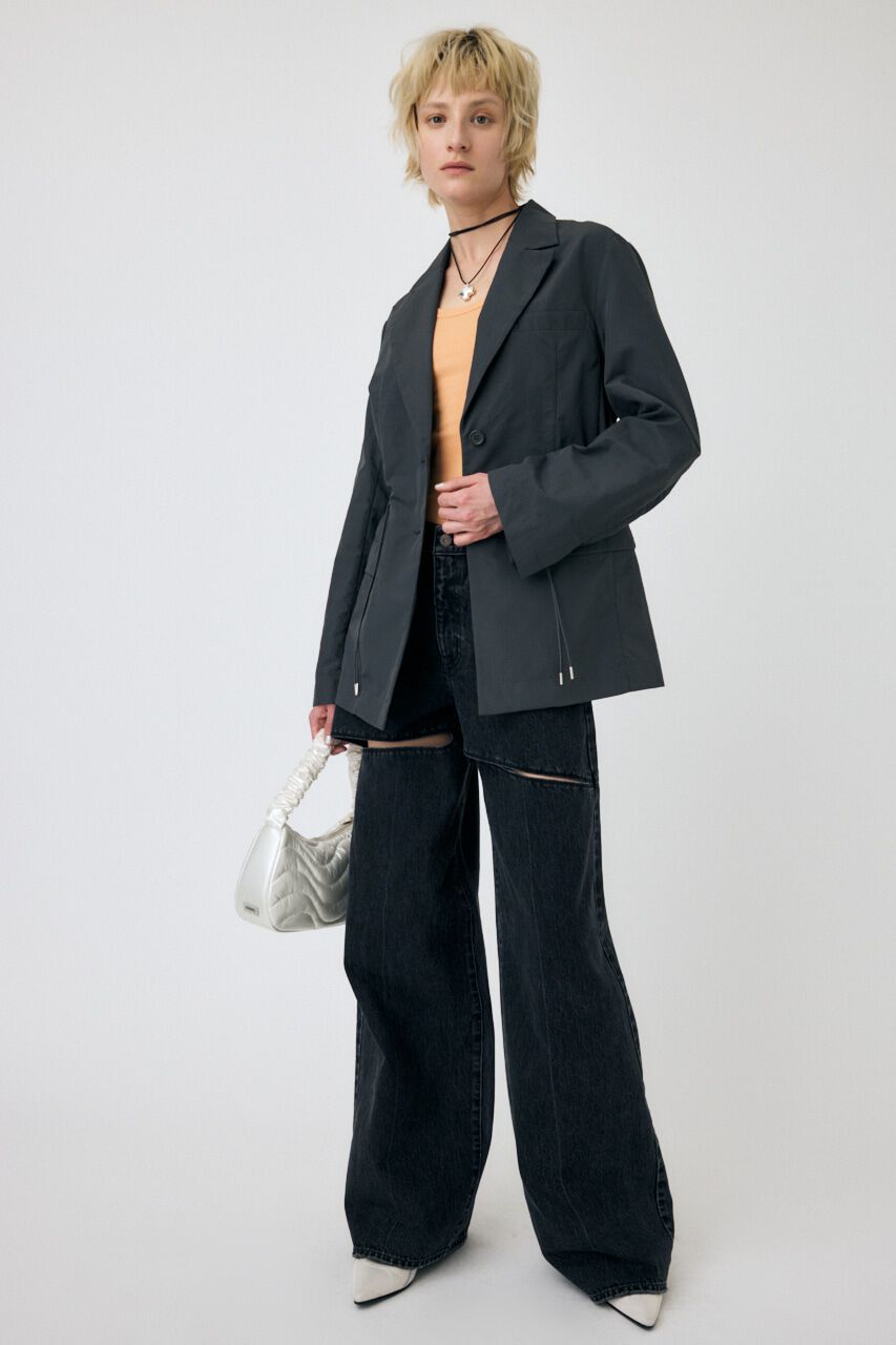 MOUSSY「HW NOTCH STRAIGHT」|デニム|