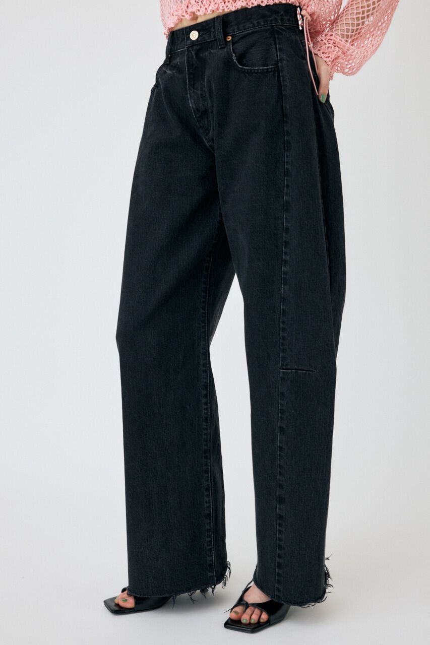 MOUSSY「REMAKE WIDE STRAIGHT」|デニム|