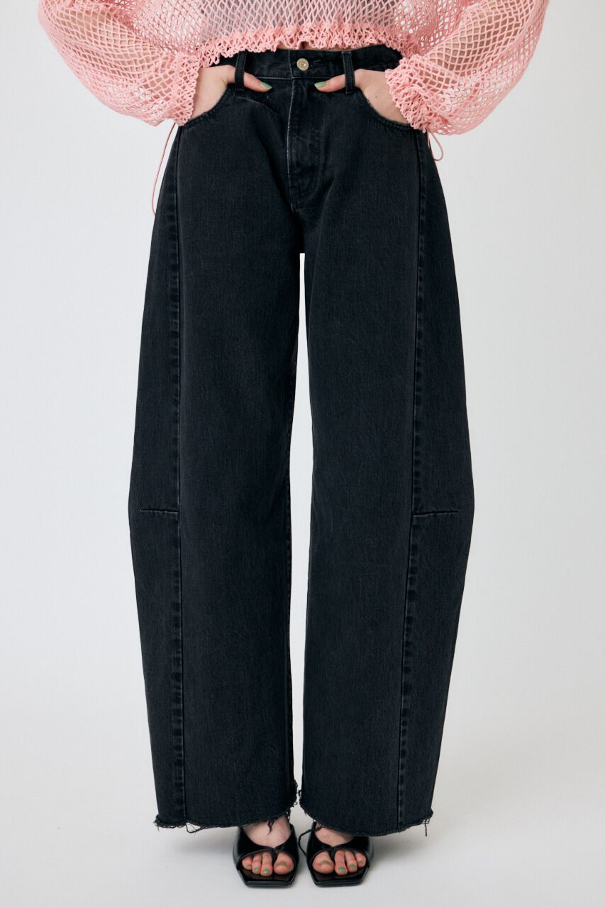 MOUSSY「REMAKE WIDE STRAIGHT」|デニム|