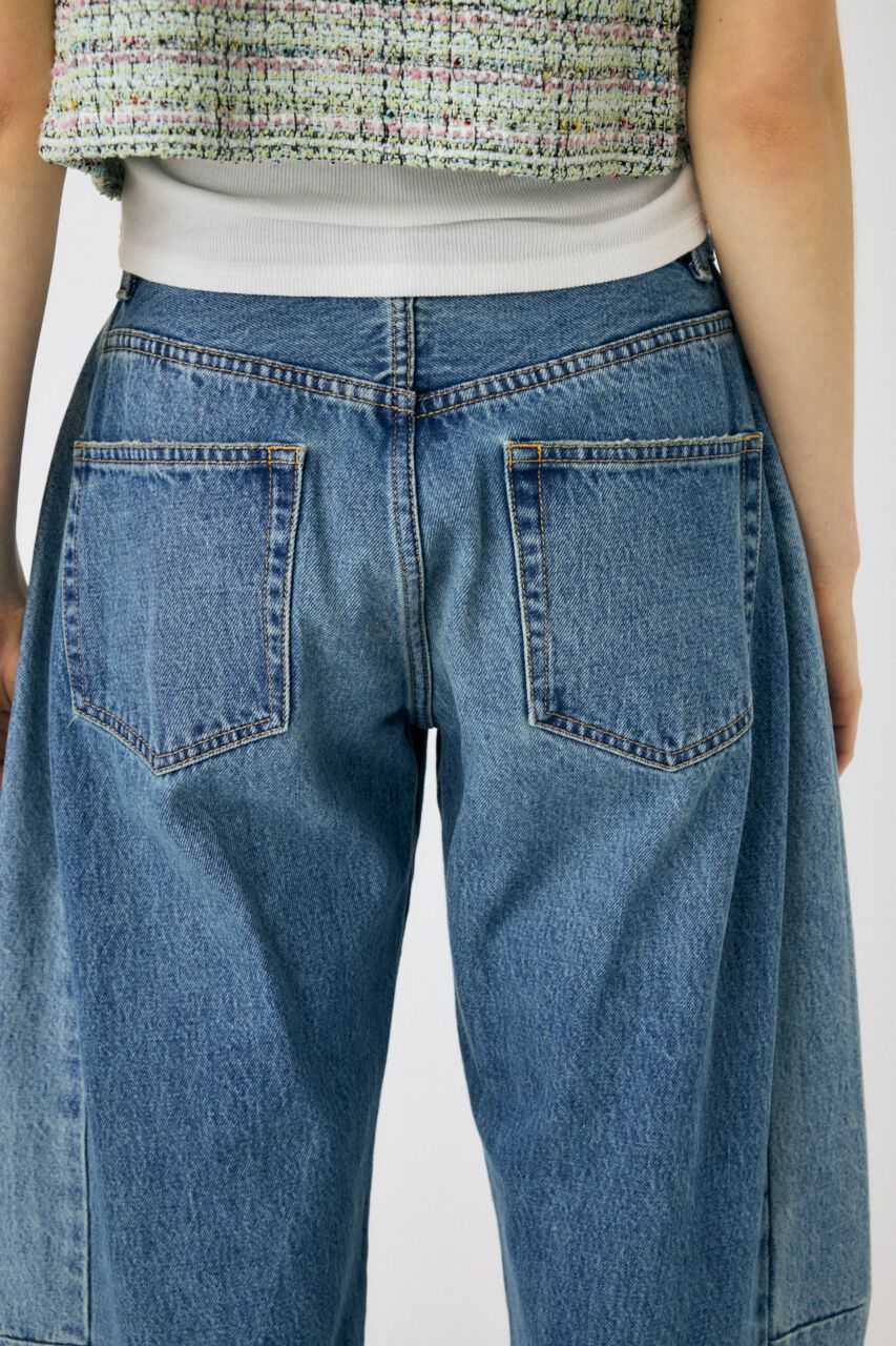 MOUSSY「REMAKE WIDE STRAIGHT」|デニム|