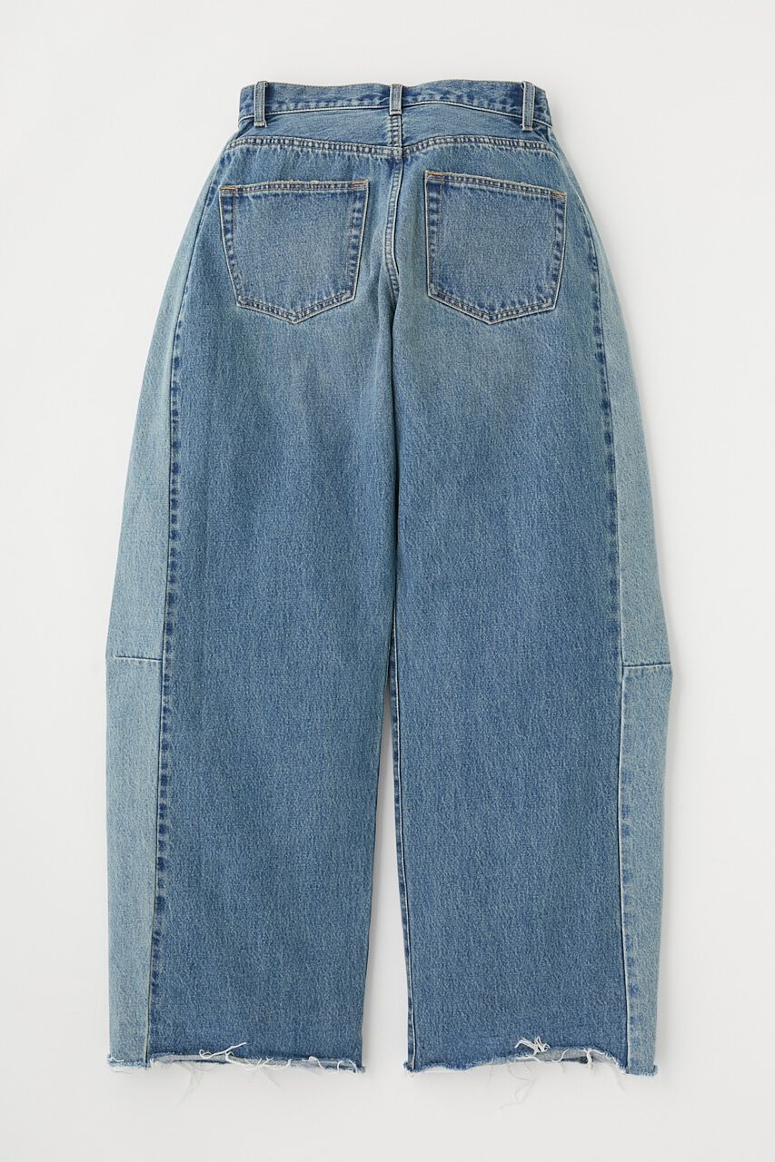 MOUSSY「REMAKE WIDE STRAIGHT」|デニム|