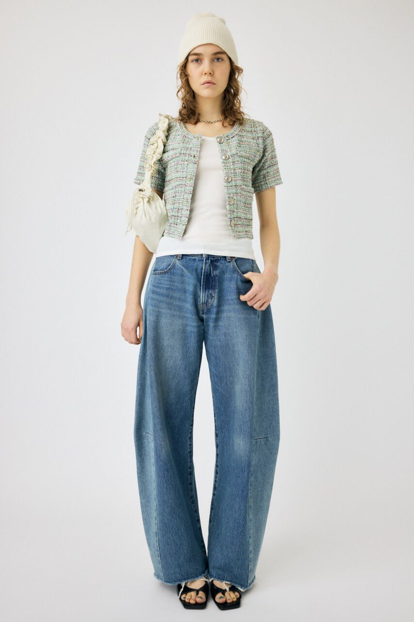 MOUSSY「REMAKE WIDE STRAIGHT」|デニム|