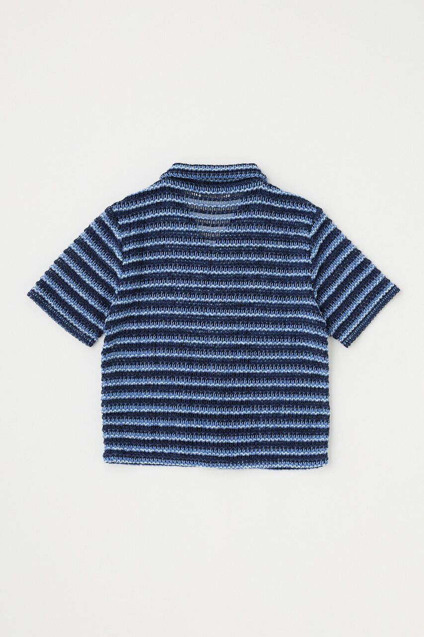 MOUSSY「MIX COLOR CROCHET シャツ」|シャツ・ブラウス|