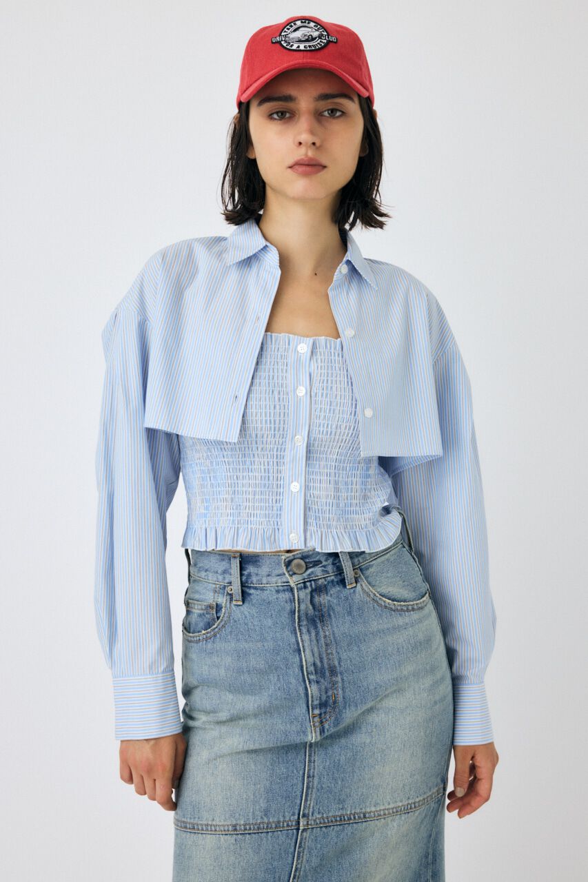 MOUSSY「CAMI & CROPPED シャツ」|その他|